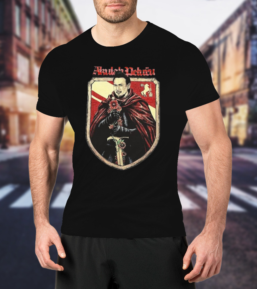 Rebellion Rose X Jrd Sid Akulah Peluru 2025 Knight Rose Emblem T-Shirt