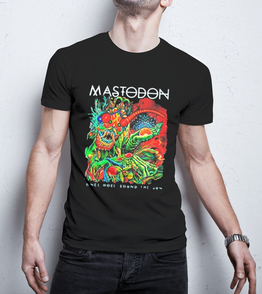 Mastodon Once More Round The Sun Psychedelic Artwork T-Shirt