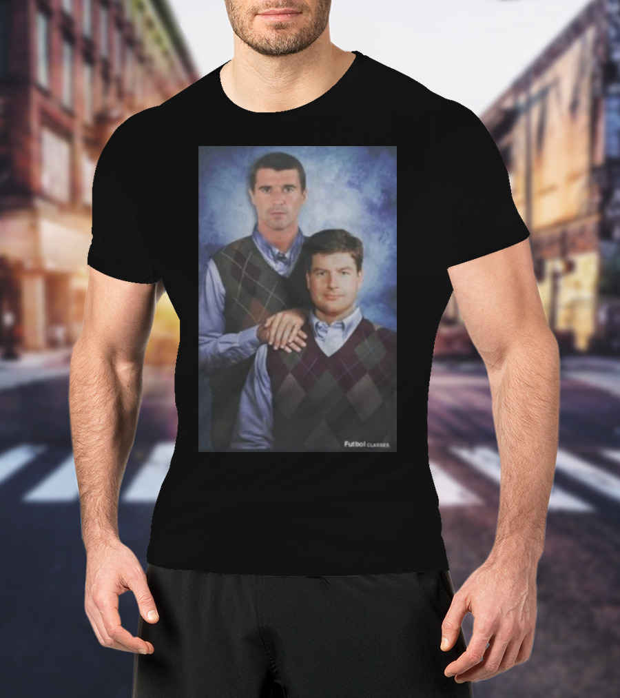 Roy Keane Denis Irwin Futbol Classics T-Shirt