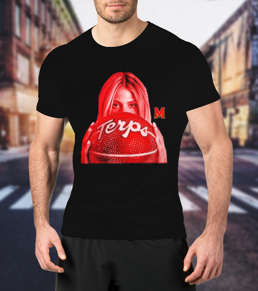 Saylor Poffenbarger Terps Basketball Maryland M T-Shirt