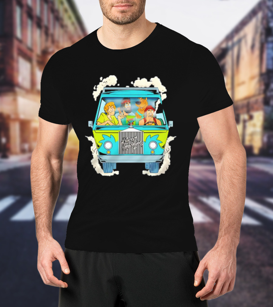 Scooby DOOBIE Doo Mystery Machine Vintage Smoke Adventure T-Shirt