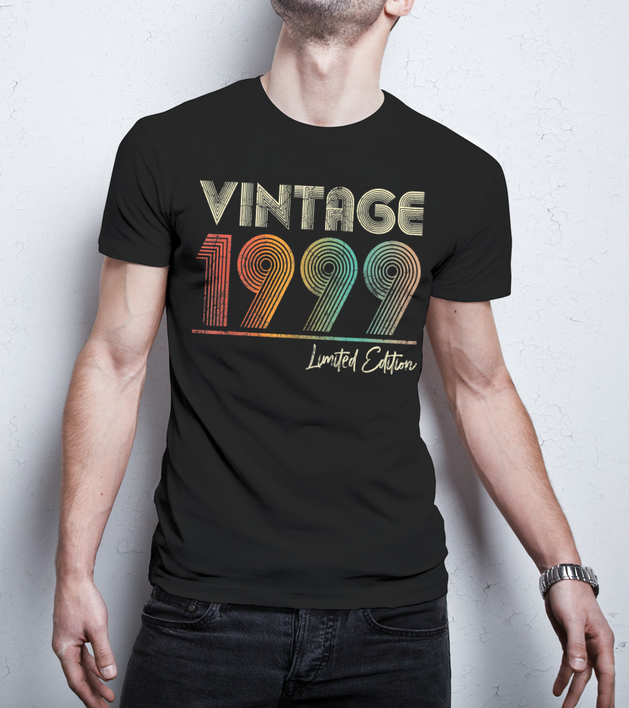 Vintage 1999 23 Years Old Birthday T-Shirt