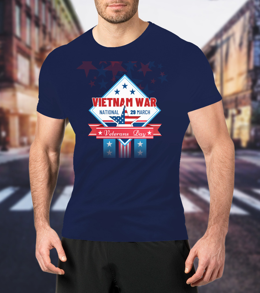 Vietnam War National Veterans Day 29 March Memorial T-Shirt