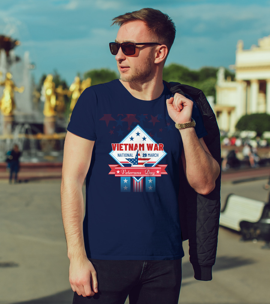 Vietnam War National Veterans Day 29 March Memorial T-Shirt