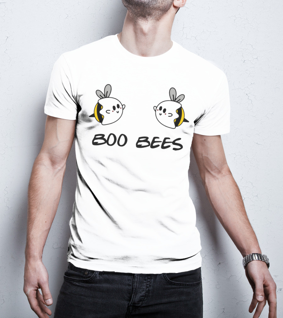 Boo Bees Beekeepers Cute Ghost Bees Humor T-Shirt
