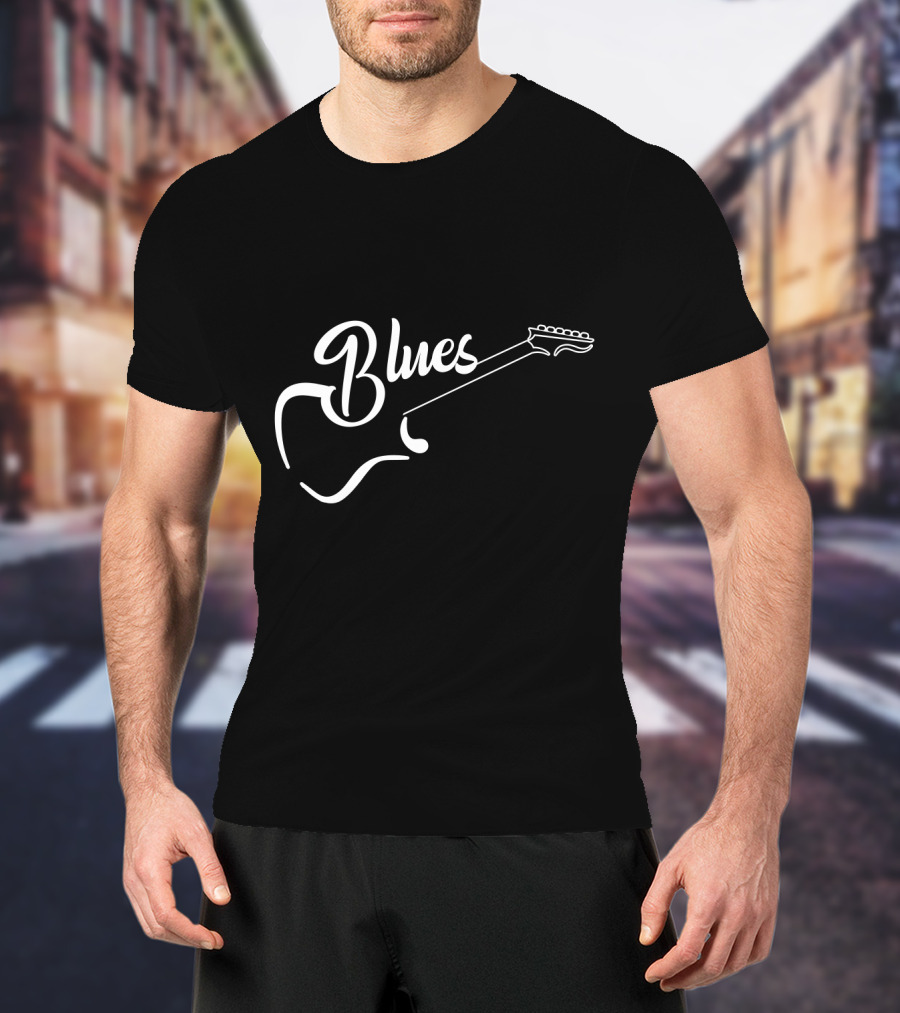 Blues Guitar Player T-Shirt