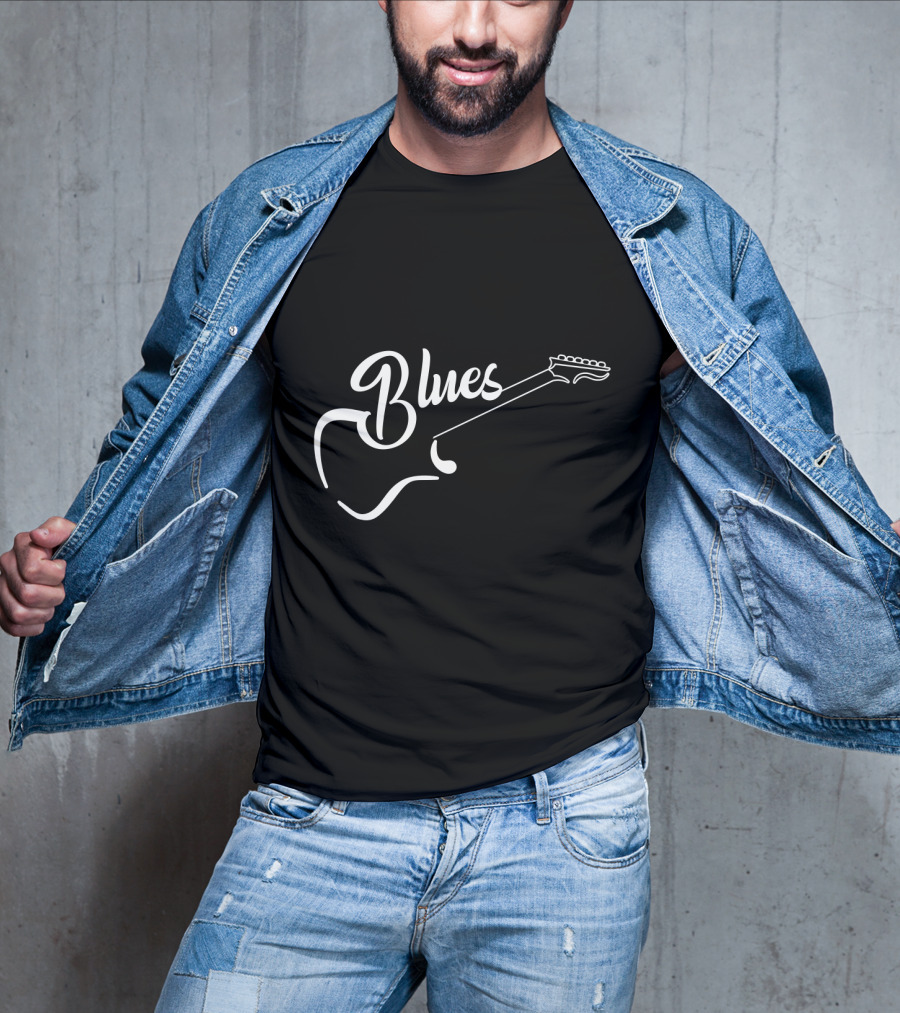 Blues Guitar Player T-Shirt