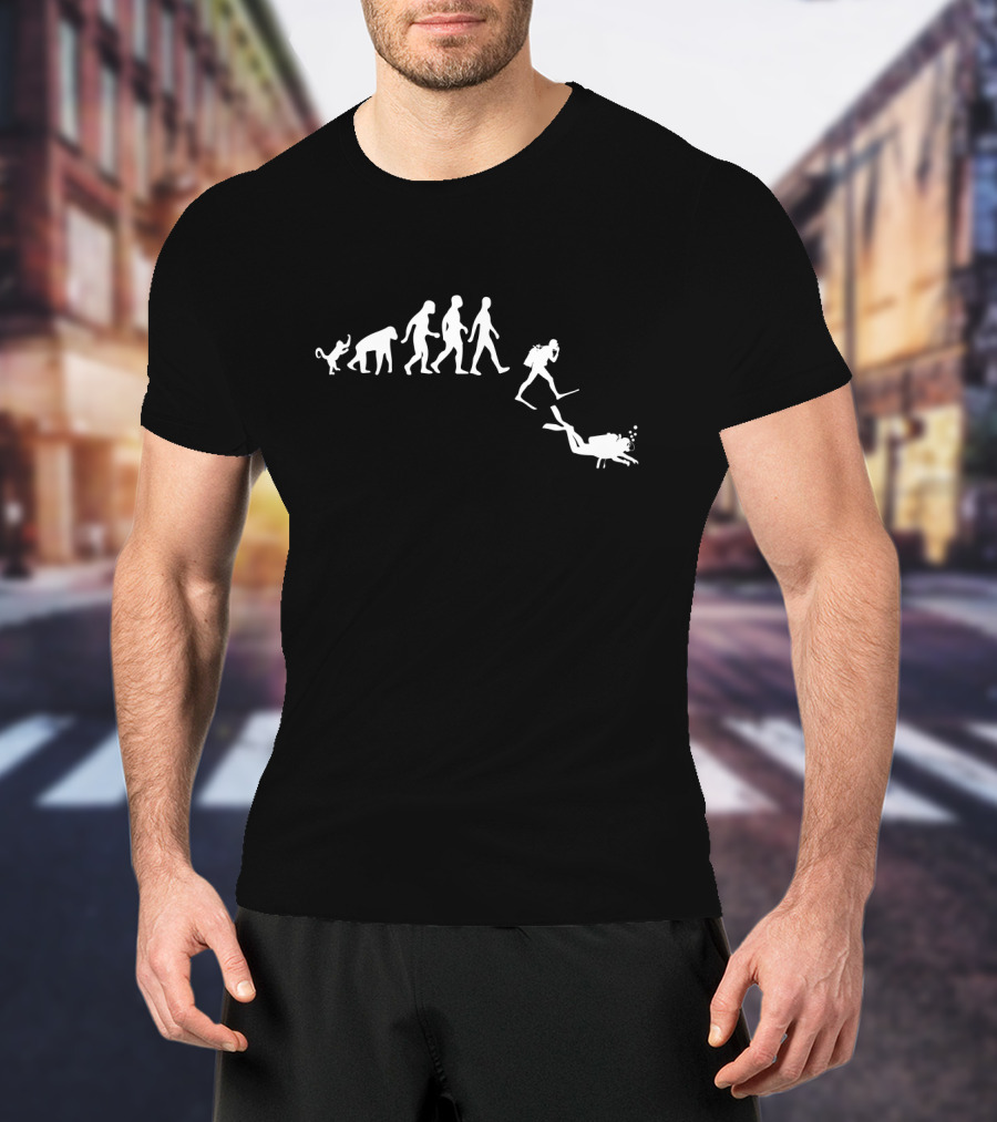 Scuba Diving Evolution Revolution T-Shirt