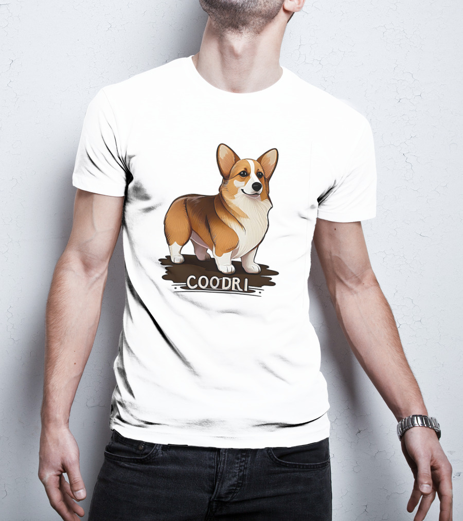 Coodrl Corgi Coodri Cute Dog T-Shirt