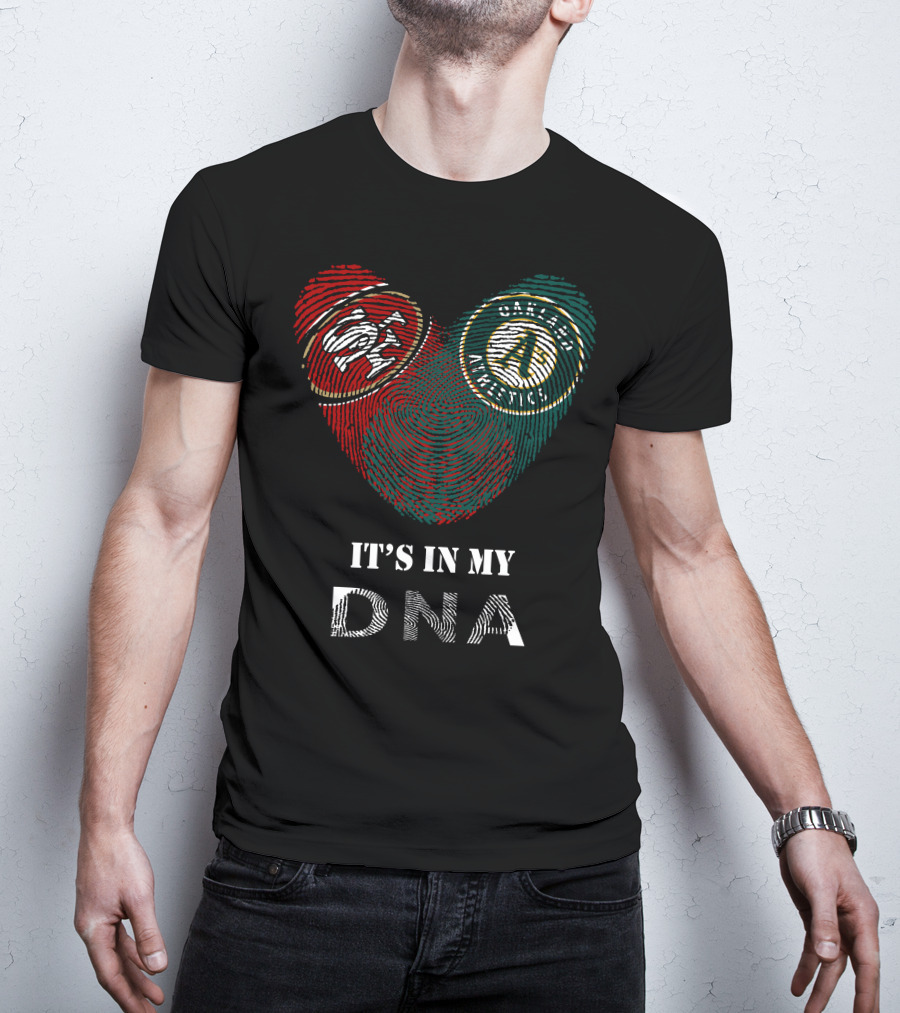 49Ers Athletics DNA Heartprint Fingerprint T-Shirt