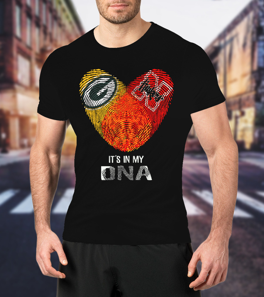 It's In My Packers Huskers DNA T-Shirt