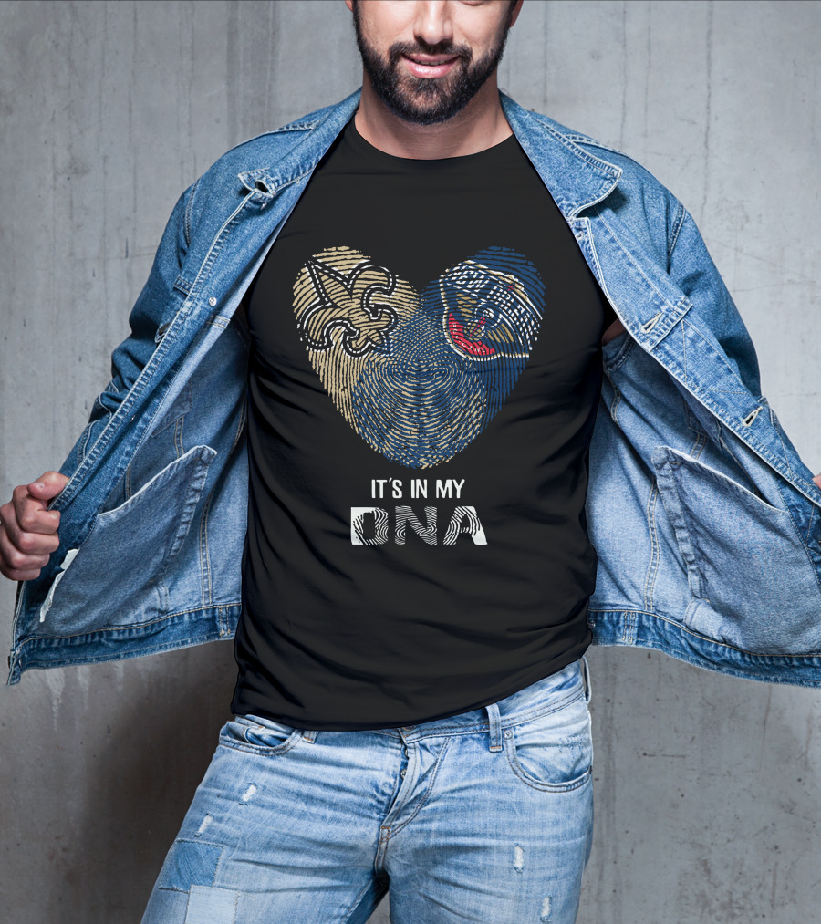 New Orleans Saints Pelicans It's In My DNA T-Shirt