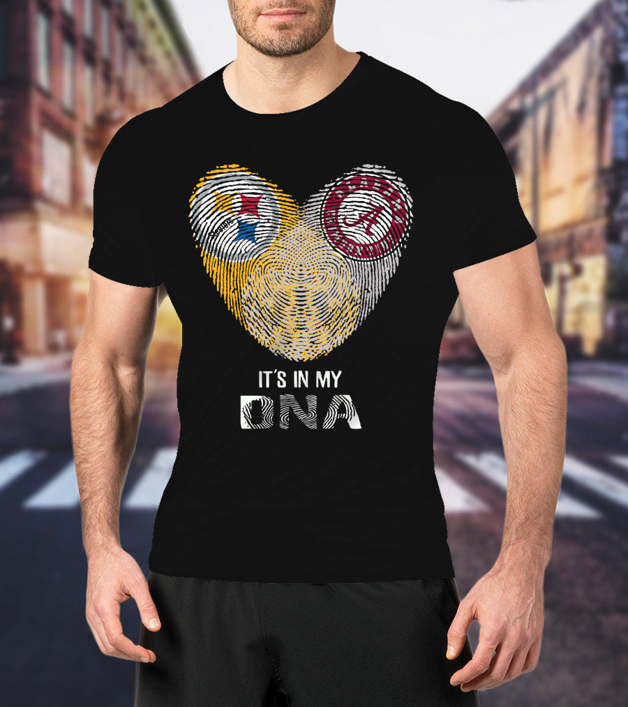 Steelers Roll Tide It's In My DNA T-Shirt