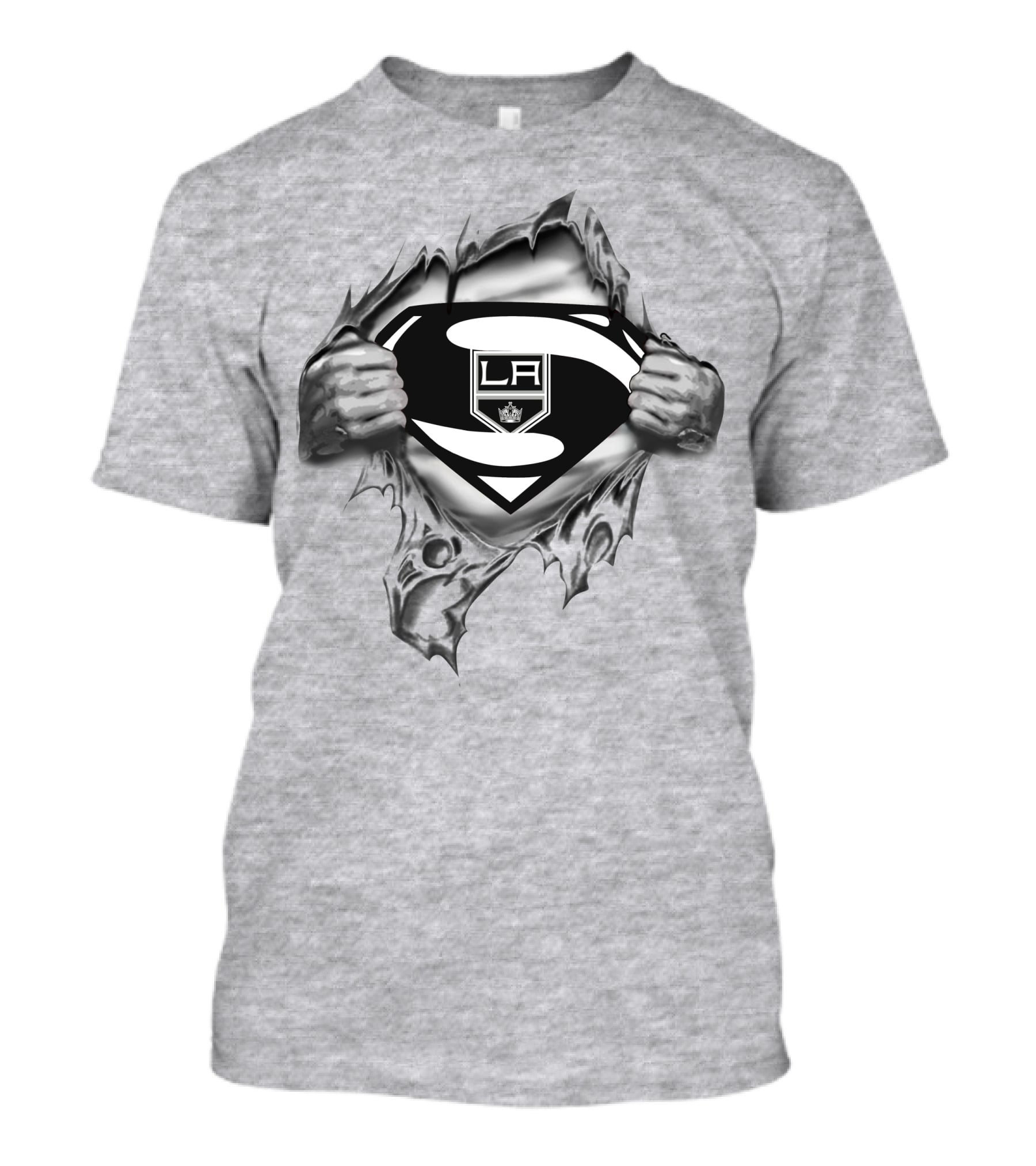 Los Angeles Kings LA Shield Superman T-Shirt