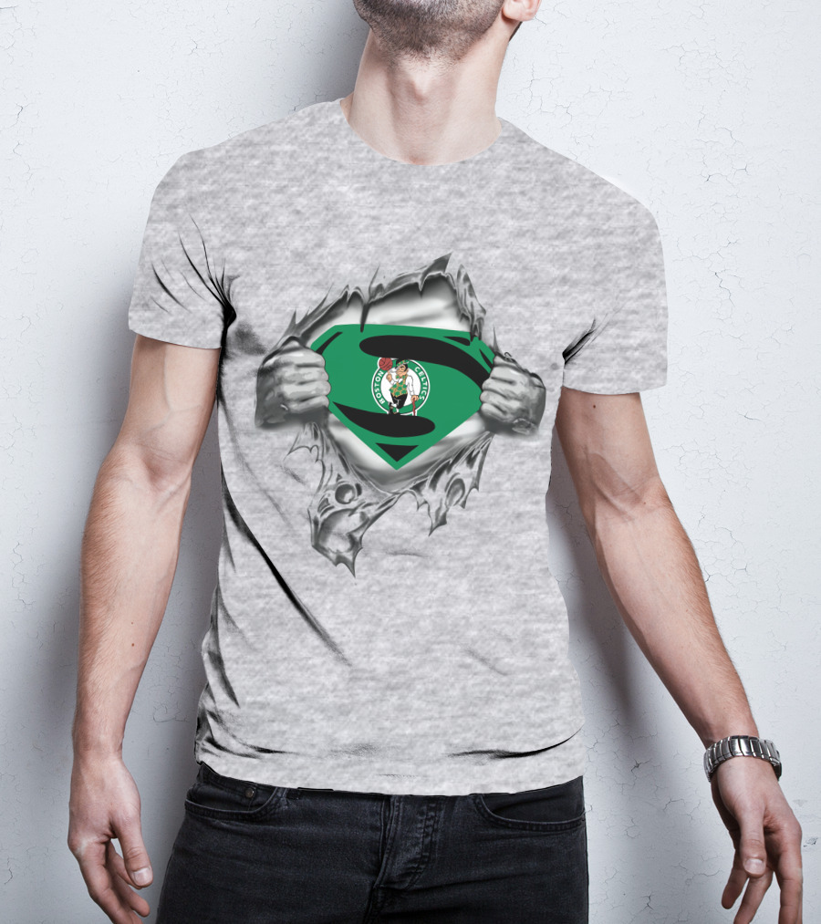 Boston Celtics Superman Logo Breakout T-Shirt