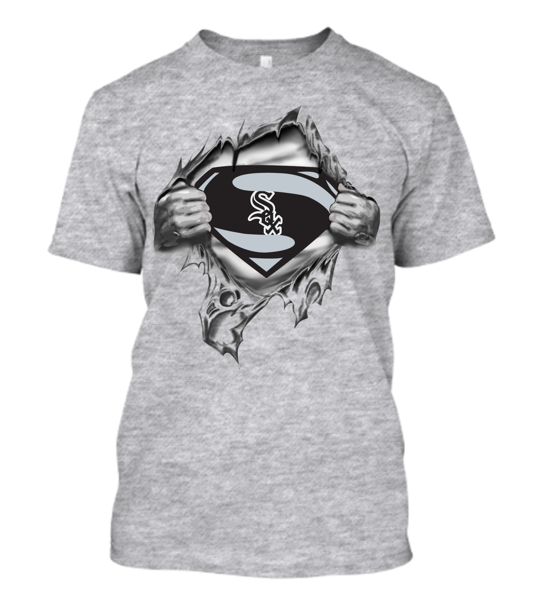 Chicago White Sox Superman Logo Burst T-Shirt