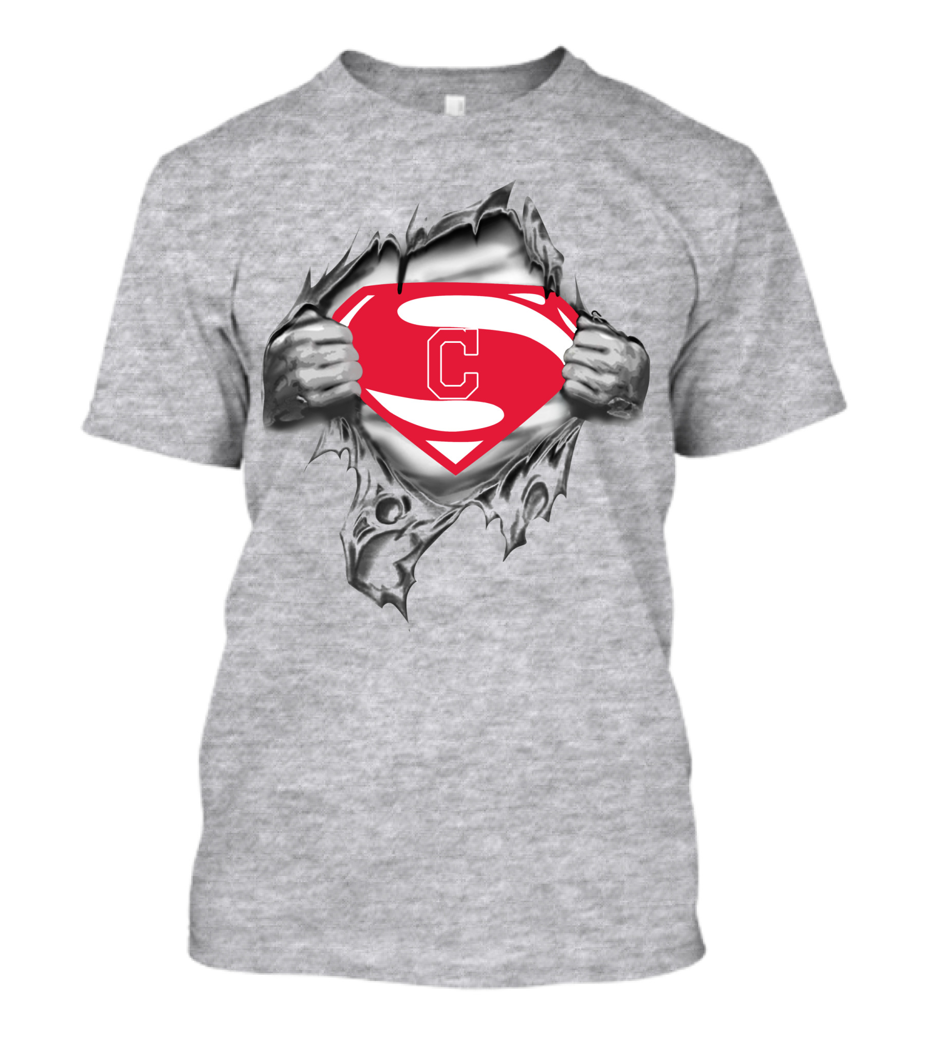 Cleveland Indians Super Man T-Shirt