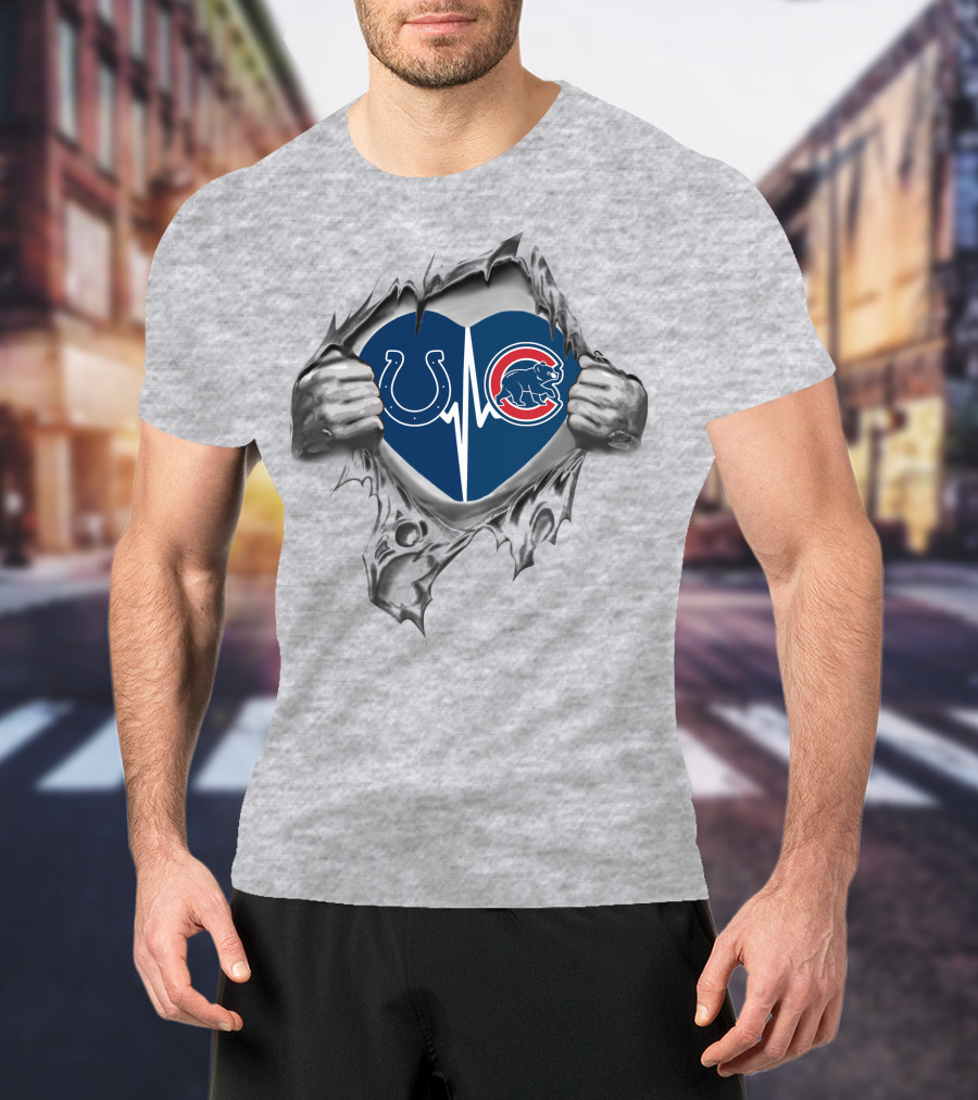 Colts Cubs Heartbeat T-Shirt