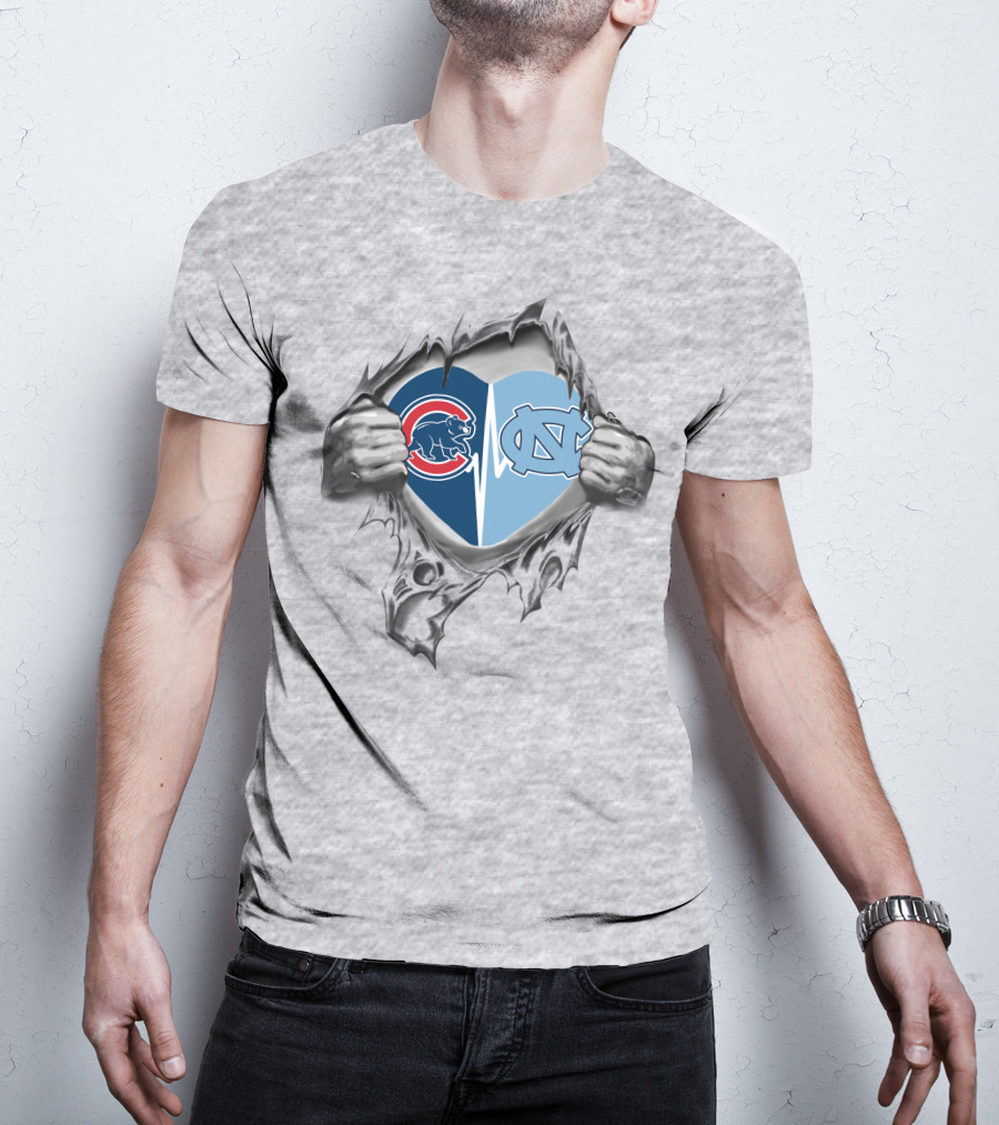 Cubs Tar Heels Heartbeat Loyalty Passion T-Shirt