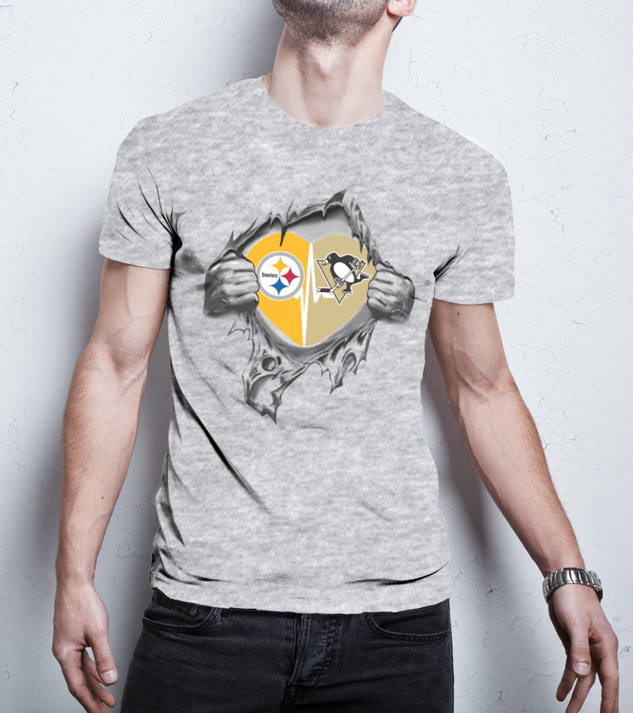 Steelers Penguins Heartfelt Loyalty T-Shirt