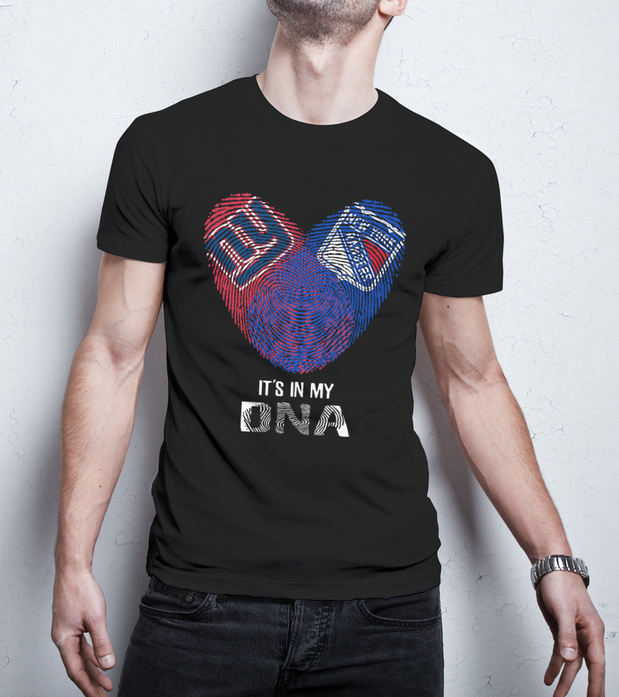 New York Giants New York Rangers It's In My DNA T-Shirt