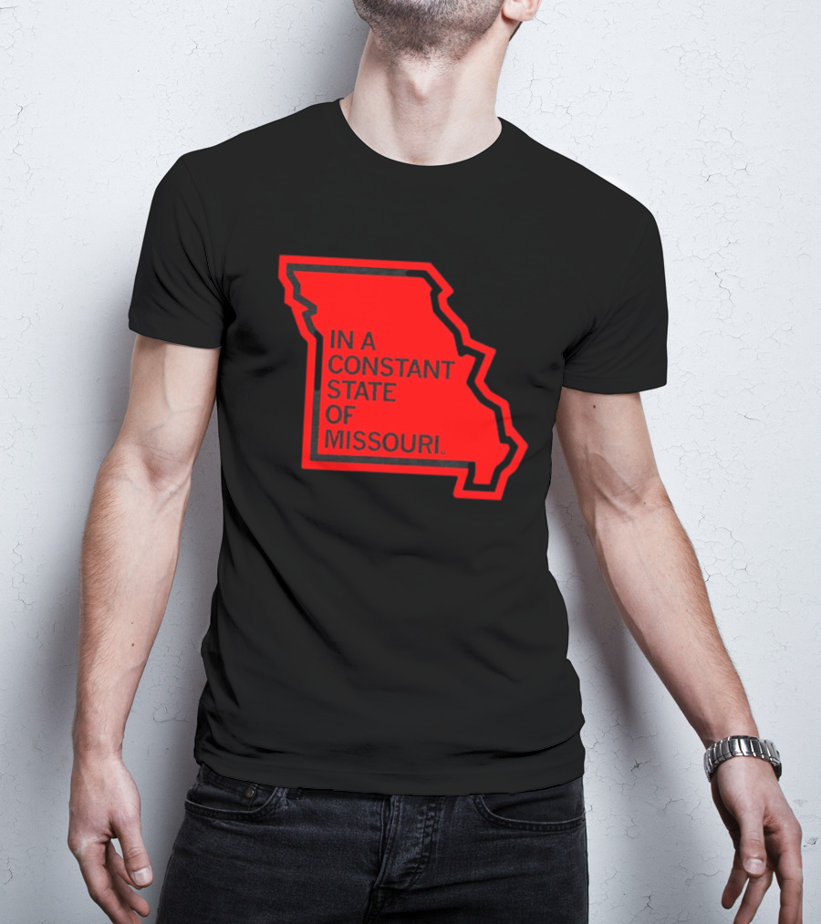 In A Constant State Of Missouri Map T-Shirt