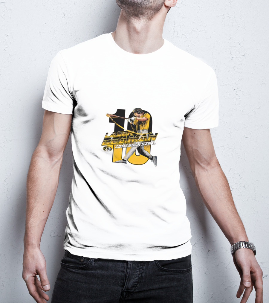 Laser Beaman Comeback SZN Missouri Baseball T-Shirt