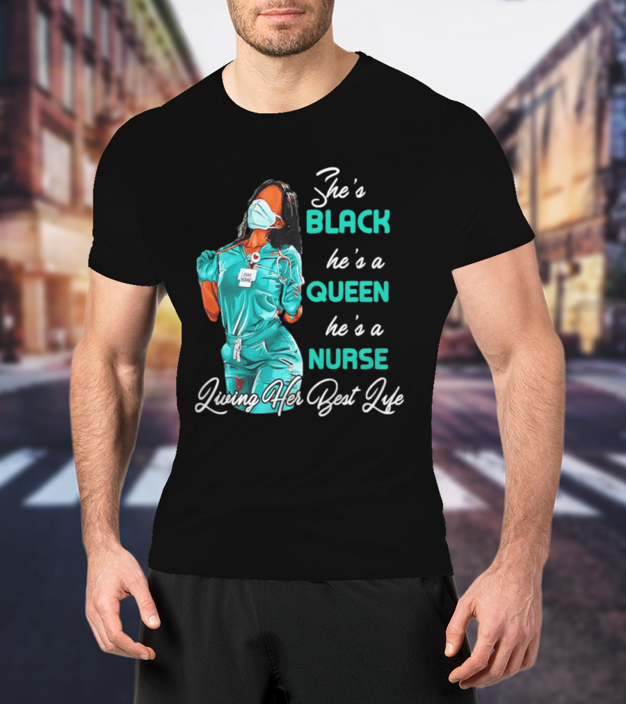 BLACK QUEEN NURSE Doing Her Thing T-Shirt