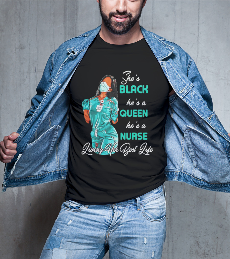 BLACK QUEEN NURSE Doing Her Thing T-Shirt