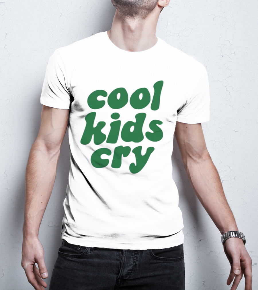 Cool Kids Cry Retro Green T-Shirt