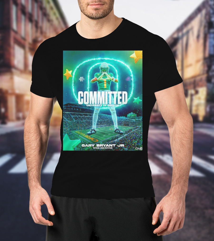 COMMITTED Gary Bryant Jr University Of Oregon Wide Receiver T-Shirt