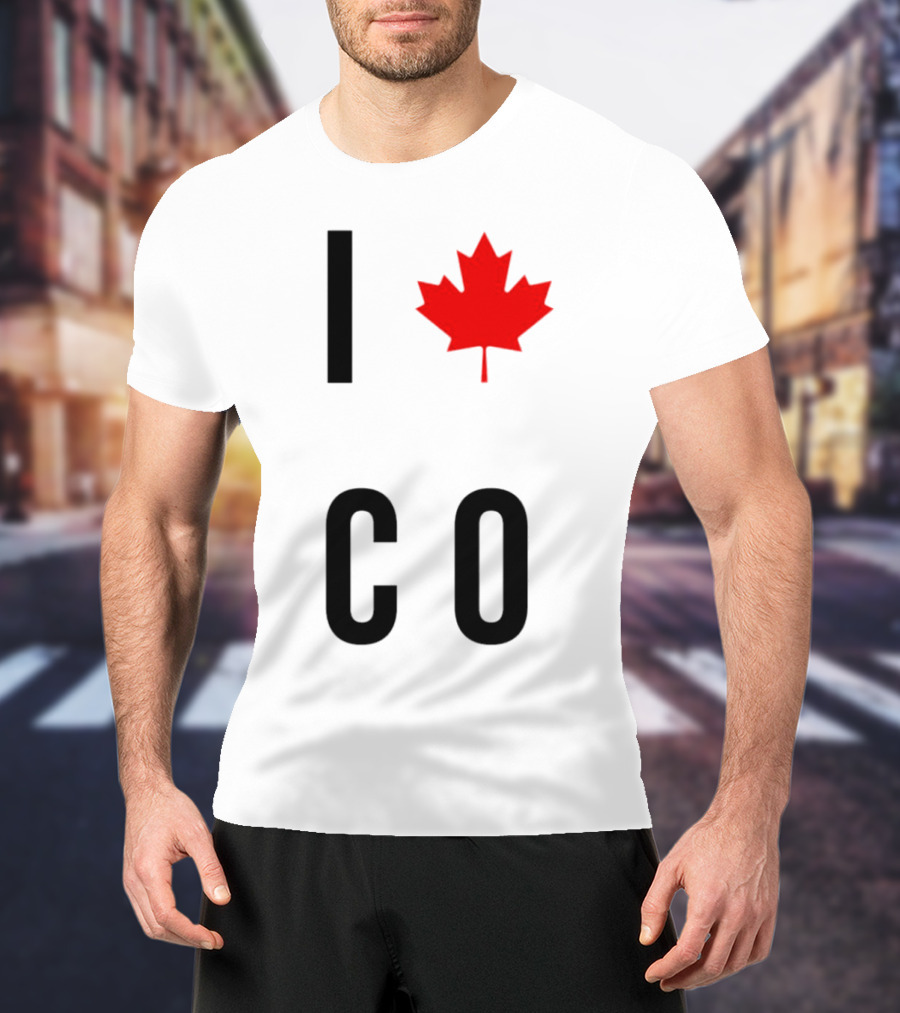 I Love Colorado Maple Leaf Co T-Shirt
