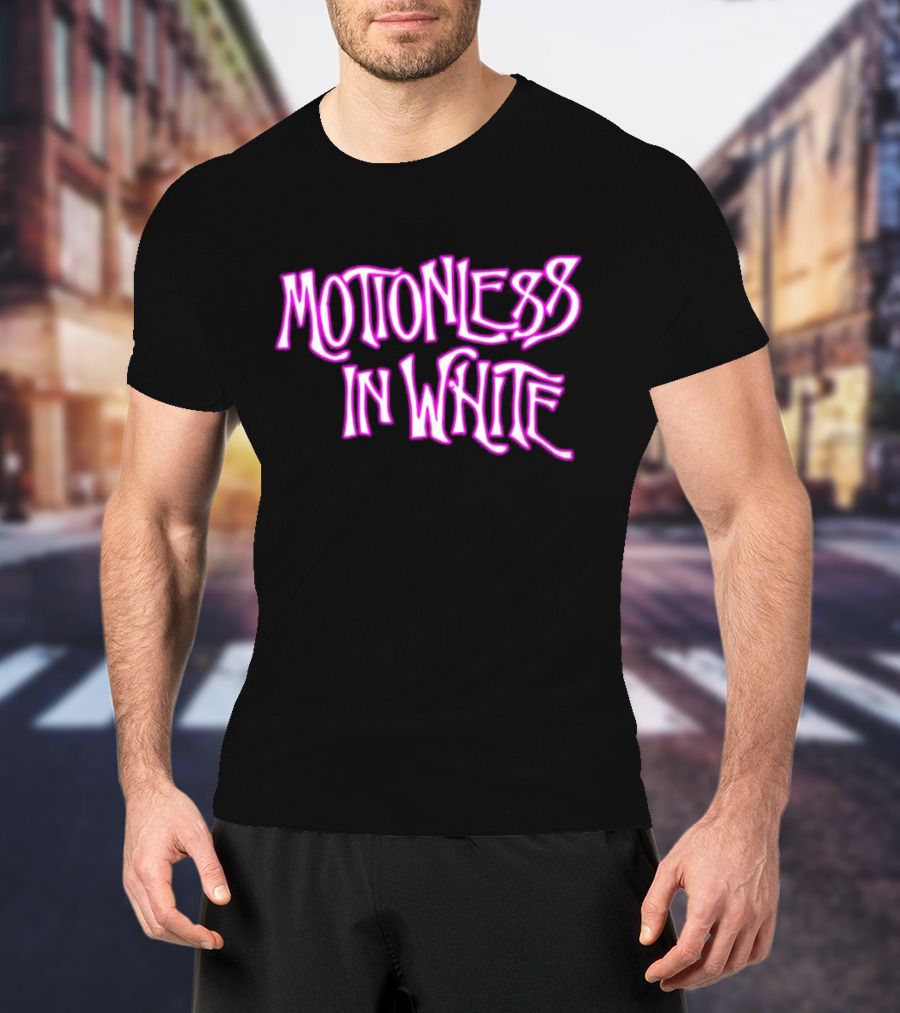 Motionless In White Halloween Shirt Vintage Retro Spooky Band T-Shirt