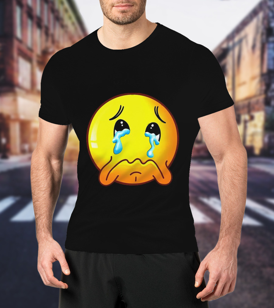 Ginger Sad Crying Emoji T-Shirt