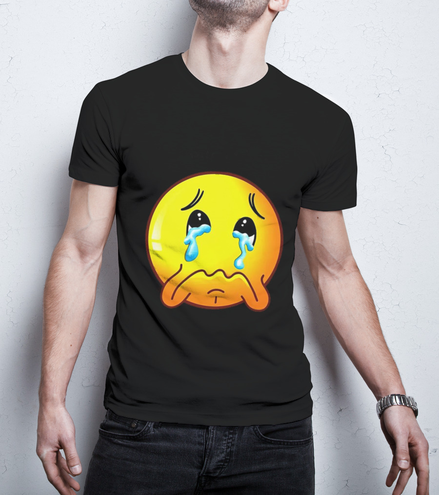 Ginger Sad Crying Emoji T-Shirt
