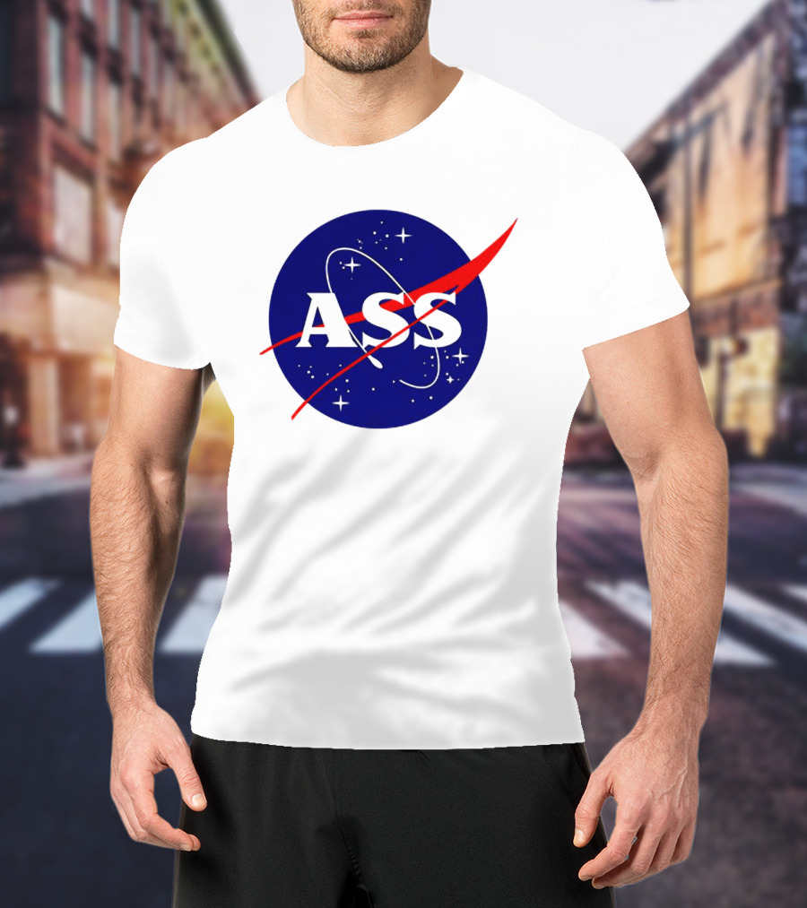 Nasa Ass Logo Space T-Shirt