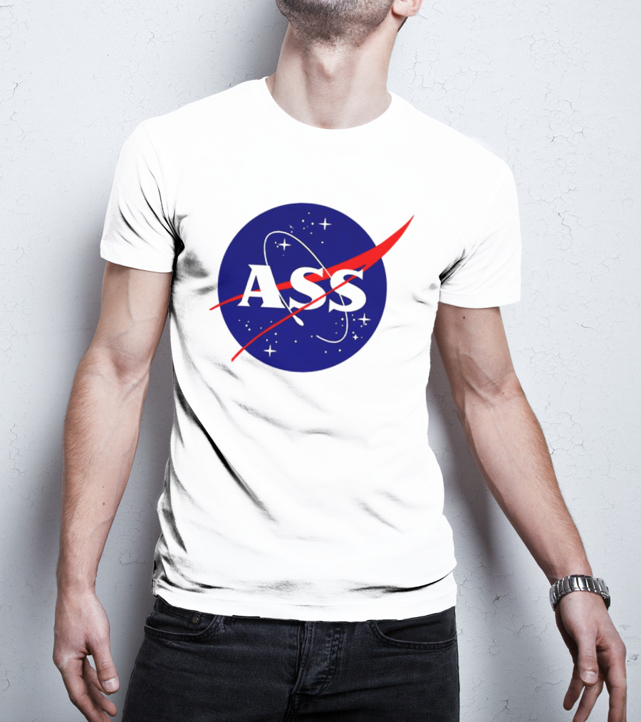 Nasa Ass Logo Space T-Shirt