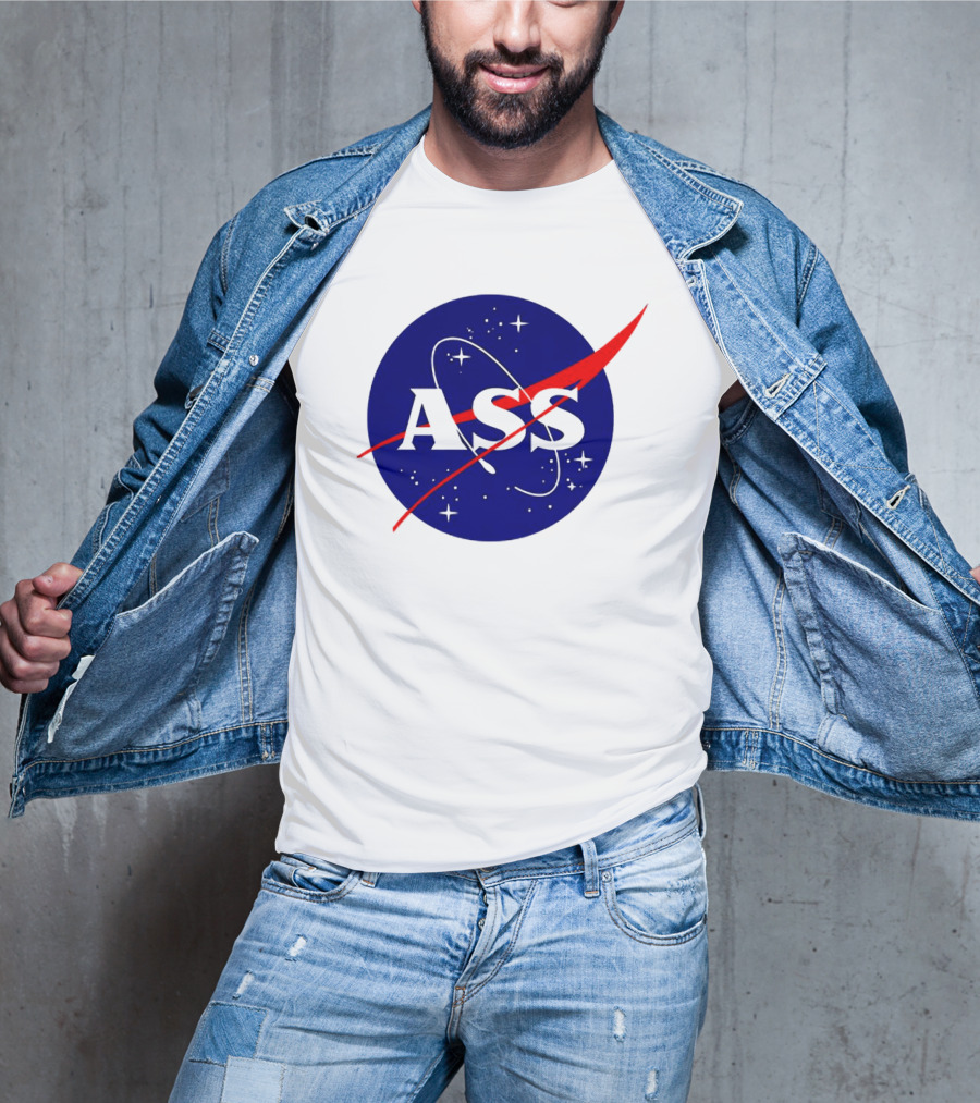 Nasa Ass Logo Space T-Shirt