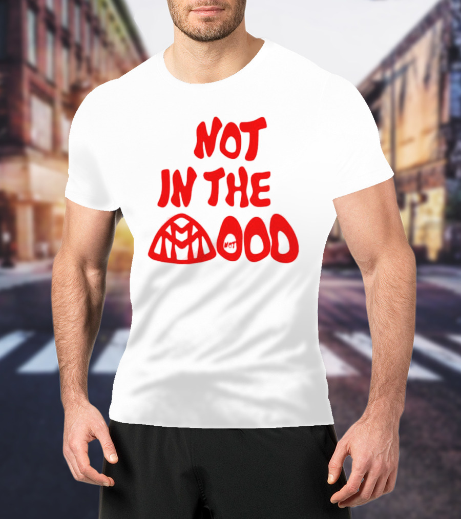NOT IN THE MOOD Spider-Man Venom Not Mood Balloon Faces T-Shirt