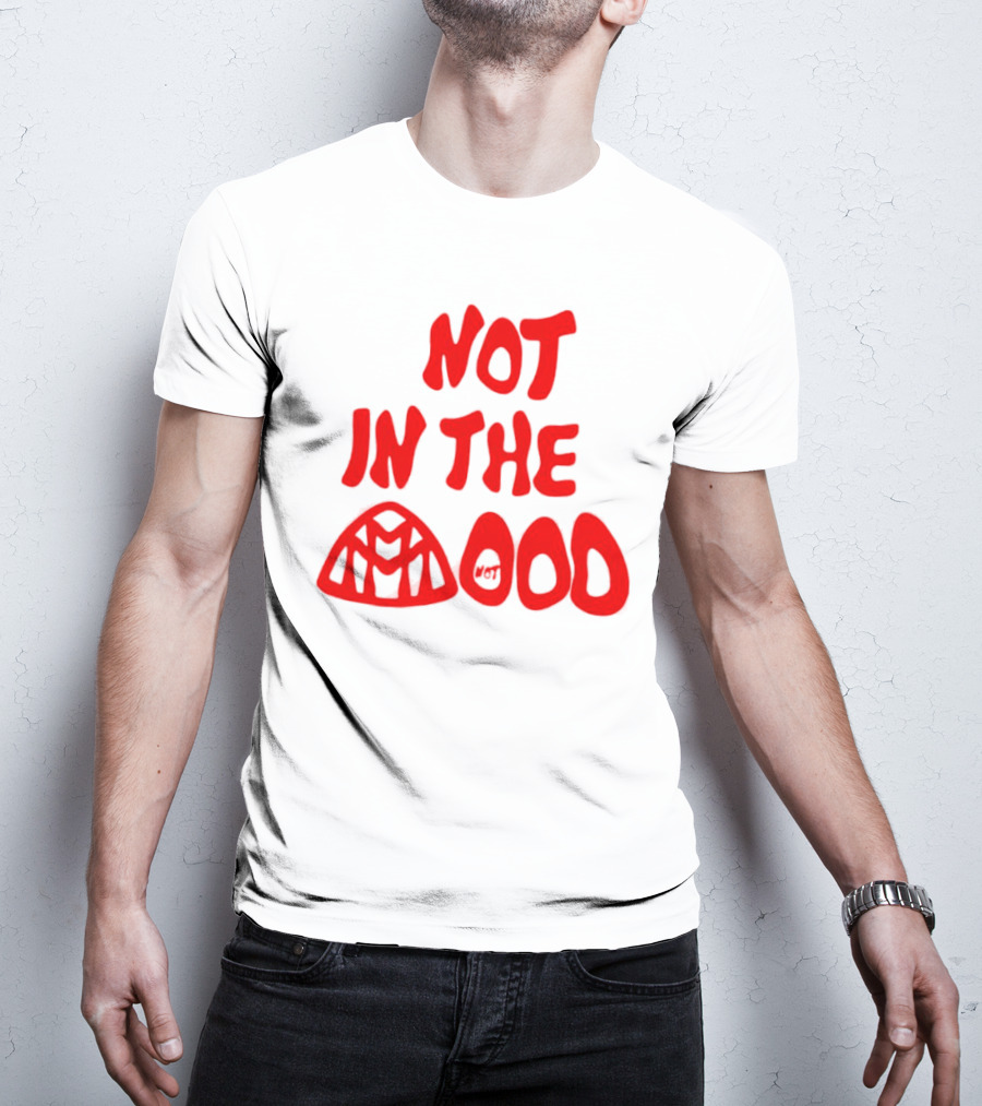 NOT IN THE MOOD Spider-Man Venom Not Mood Balloon Faces T-Shirt