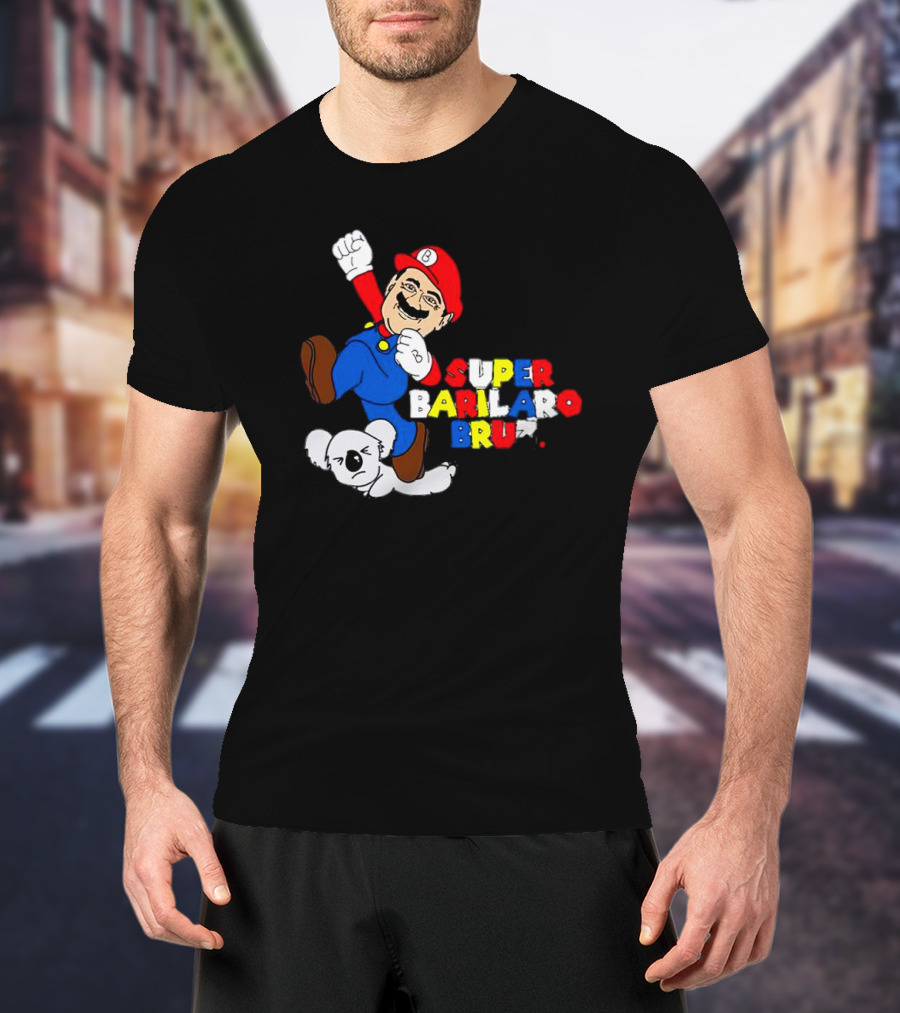 Super Barilaro Bruz Mario Parody Koala T-Shirt