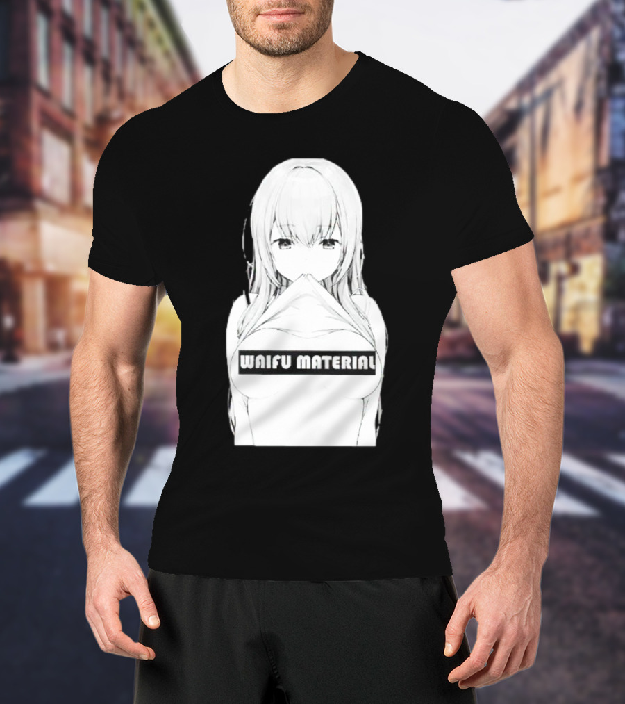 Waifu Material Anime Girl Manga T-Shirt