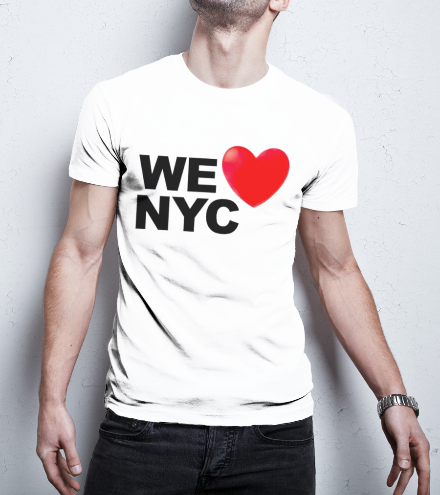 WE Heart NYC Red Love T-Shirt