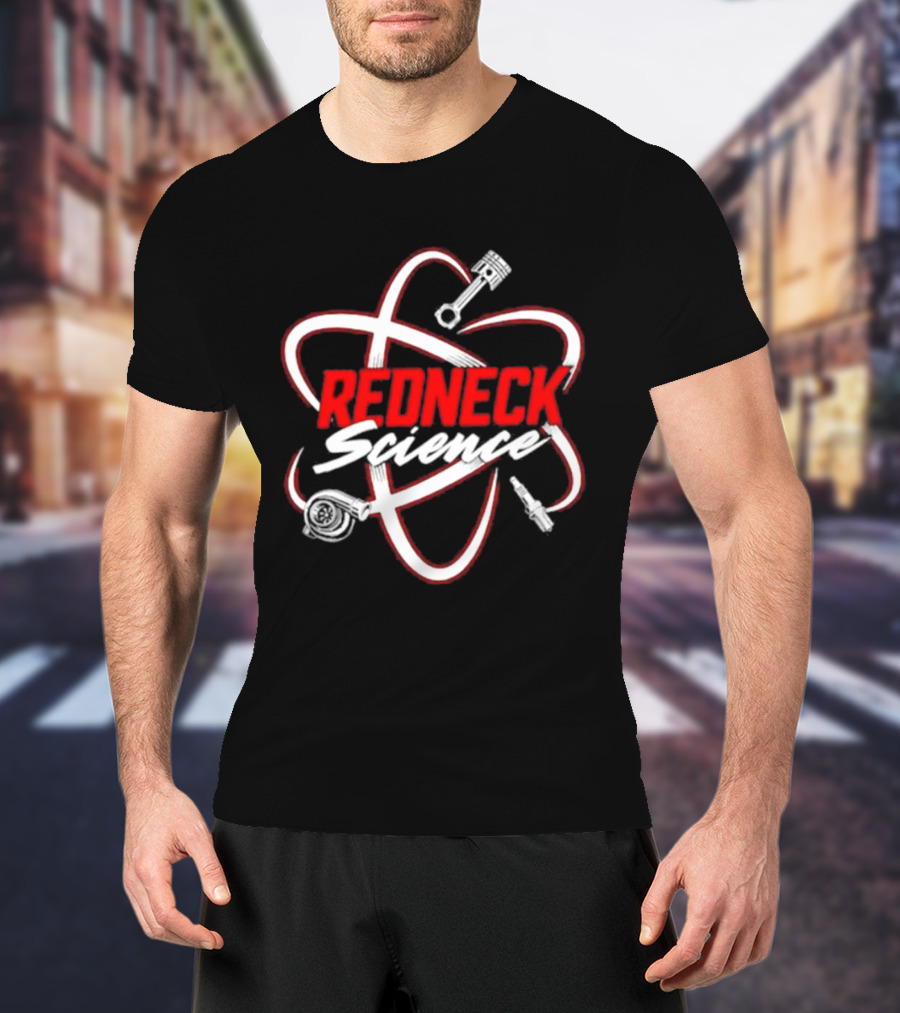 Westen Champlin Redneck Science Iconic Car Parts T-Shirt