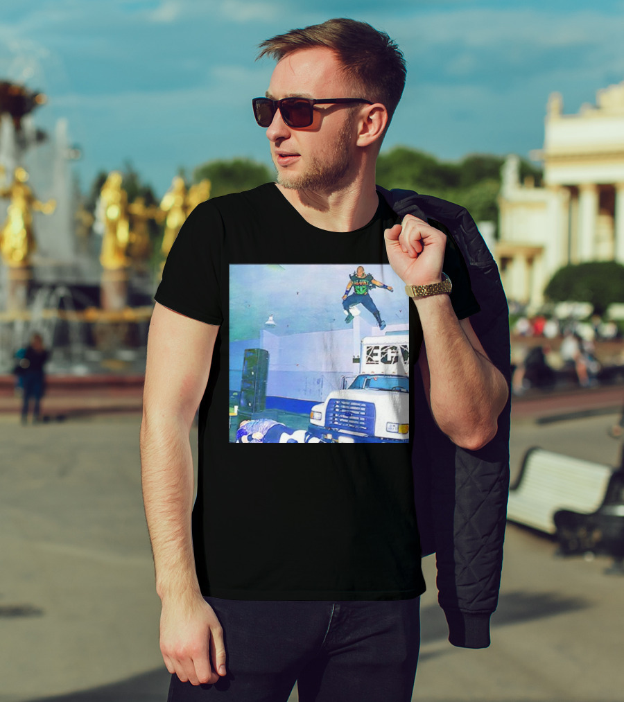 Jerome Young New Jack Flying ECW Truck Arena Scene T-Shirt