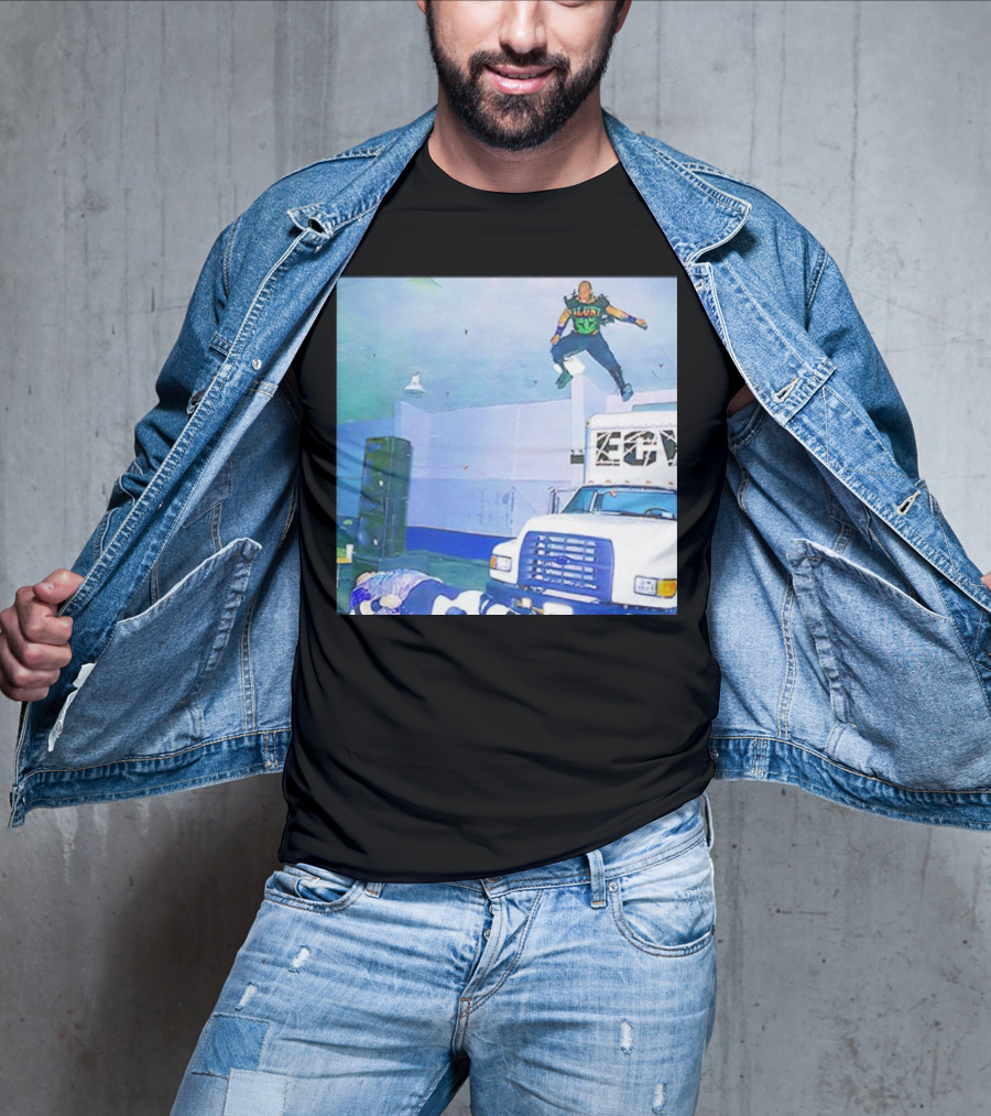 Jerome Young New Jack Flying ECW Truck Arena Scene T-Shirt