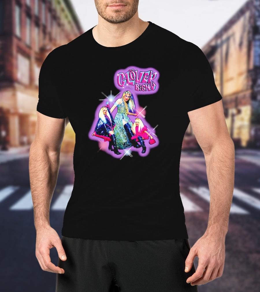Clover Bish Clover Dollz Shine Glam Trio T-Shirt