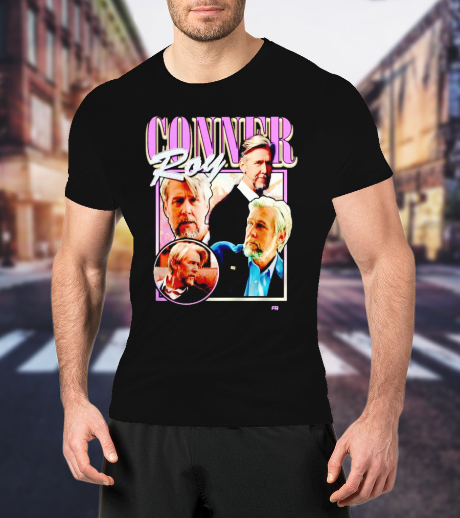 Connor Roy Retro Style Portrait Compilation T-Shirt