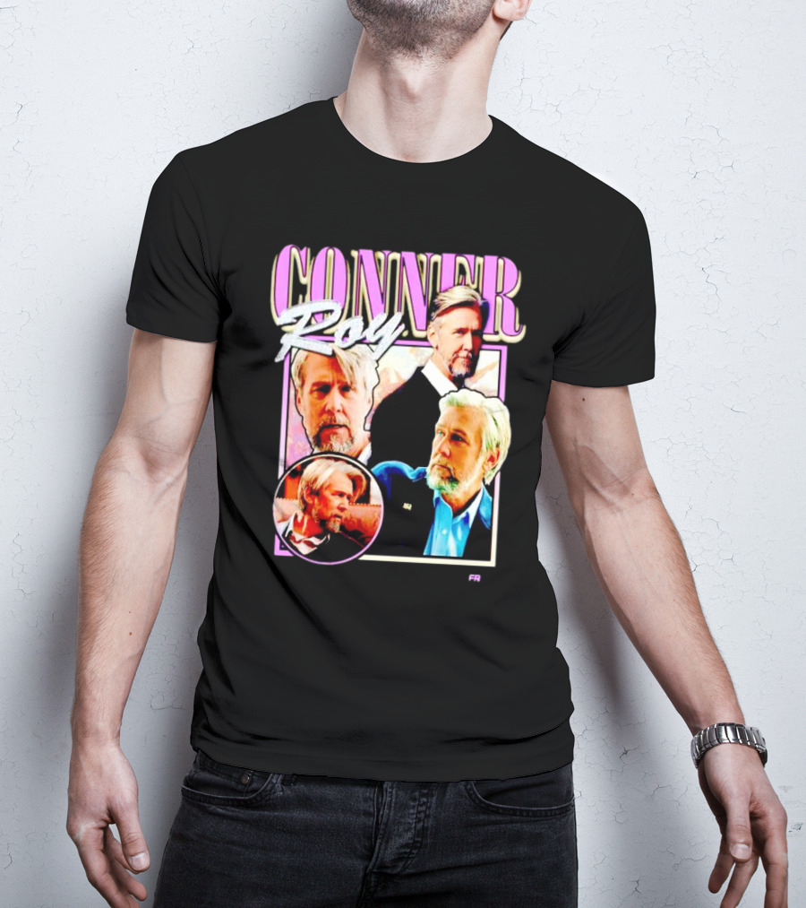 Connor Roy Retro Style Portrait Compilation T-Shirt