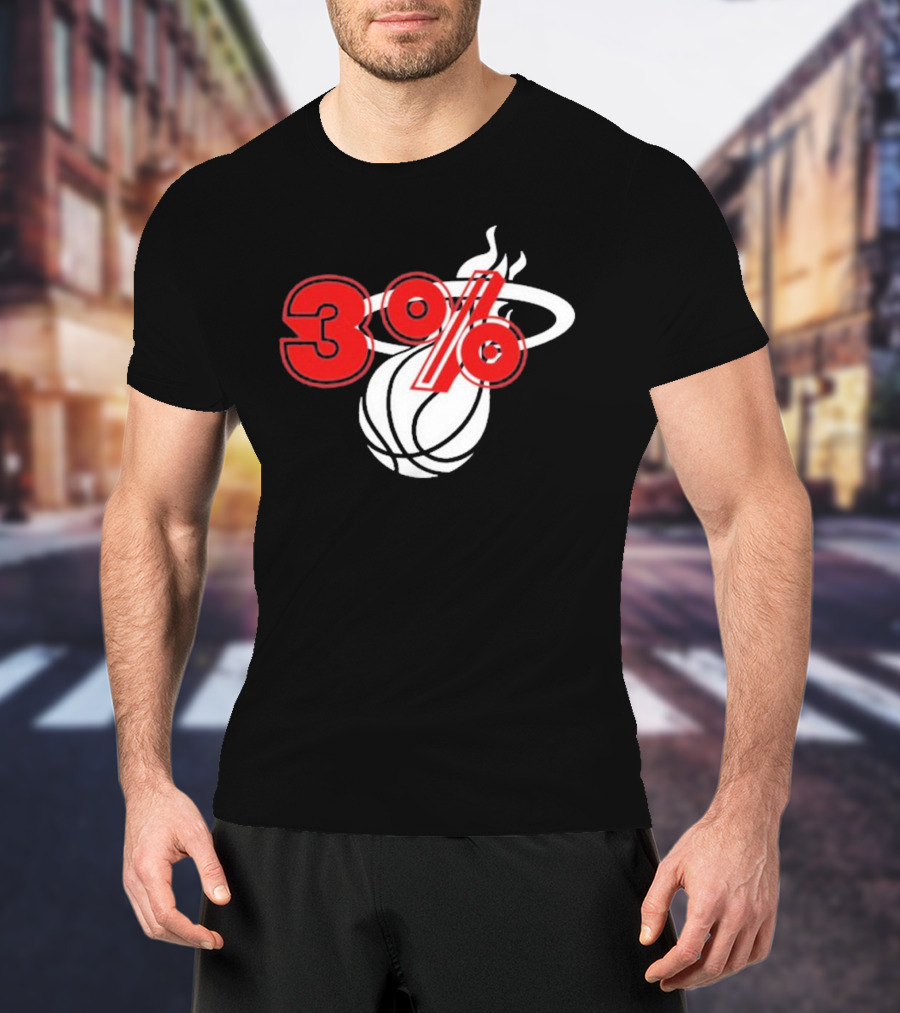 3% Heat Culture Miami Basketball T-Shirt